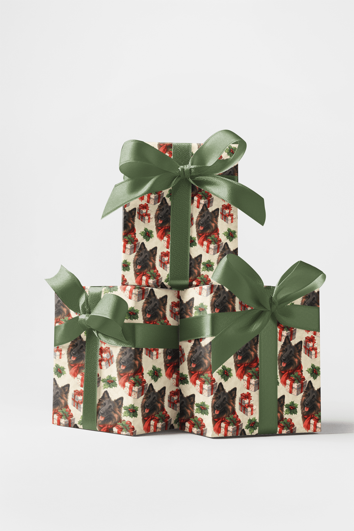 Tervuren Yuletide Bloom - London Penny Gift Wrap