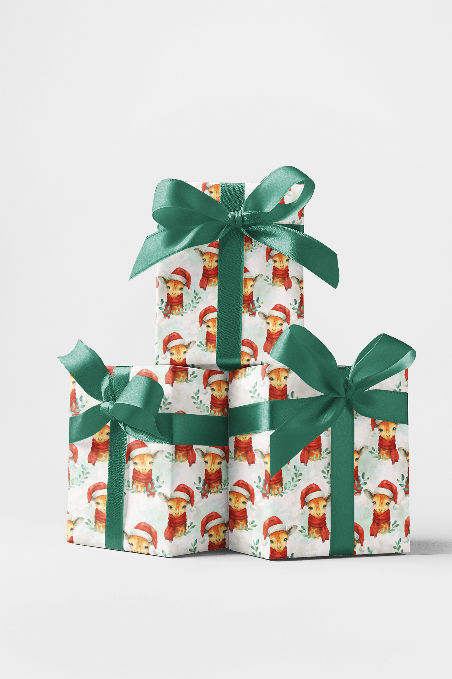 Winter Whimsy Giraffes
