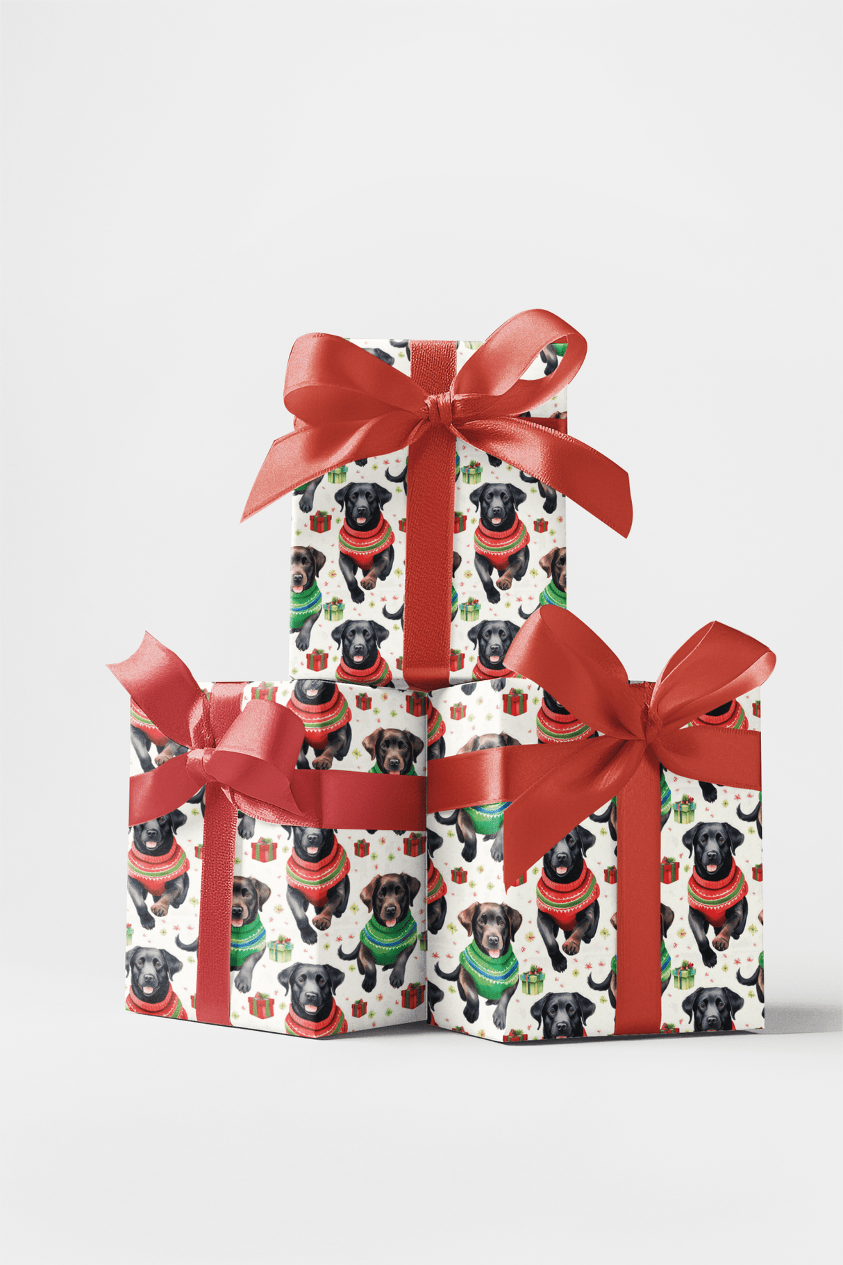 Labrador Holiday Sweaters - London Penny Gift Wrap