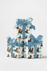 Snowy Trails, Schnauzer Tales - London Penny Gift Wrap