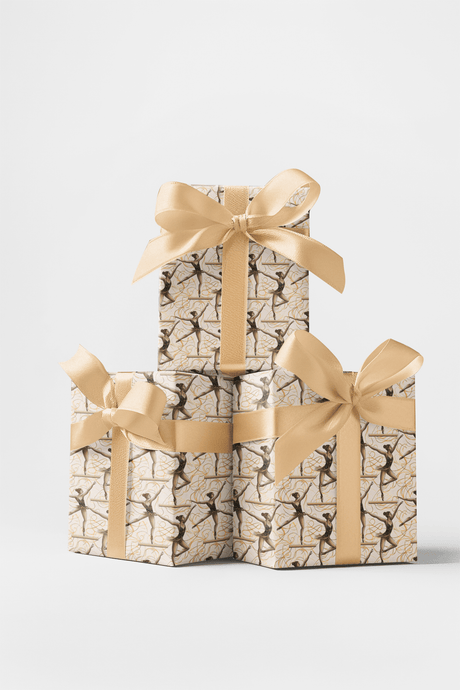 Balance Beam Elegance - London Penny Gift Wrap
