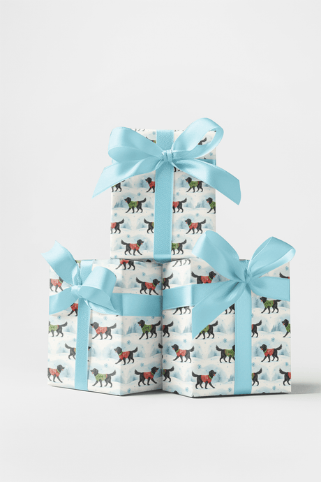 Snowy Walk with London - London Penny Gift Wrap