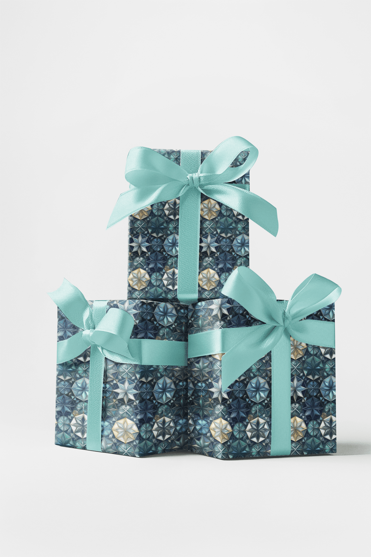 Interlaced Stars - London Penny Gift Wrap