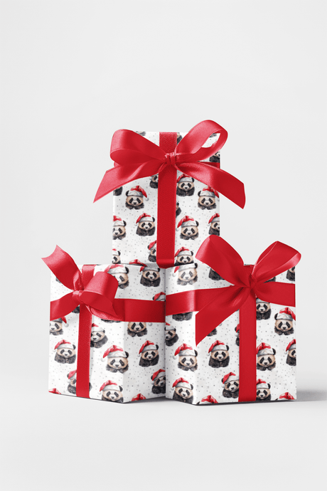 Christmas Panda - London Penny Gift Wrap
