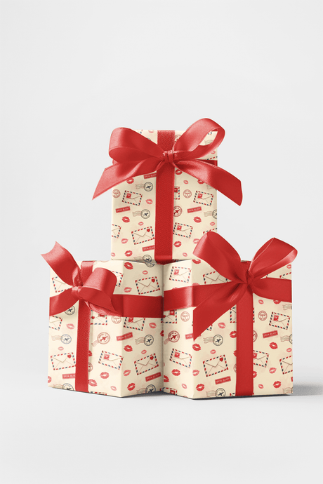 Postmarked Kisses - London Penny Gift Wrap