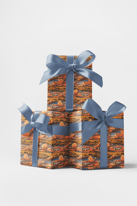 Casper Wyoming Wind Glow - London Penny Gift Wrap