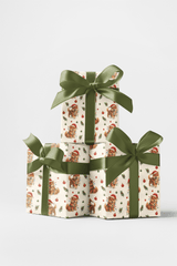 Merry Shiba Lights - London Penny Gift Wrap