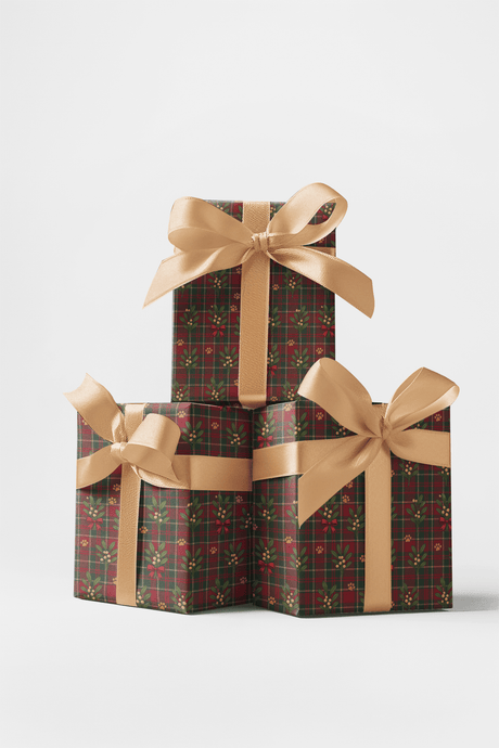 Pawliday Plaid - London Penny Gift Wrap