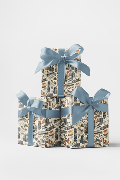 Street Geometry Wrapping Paper