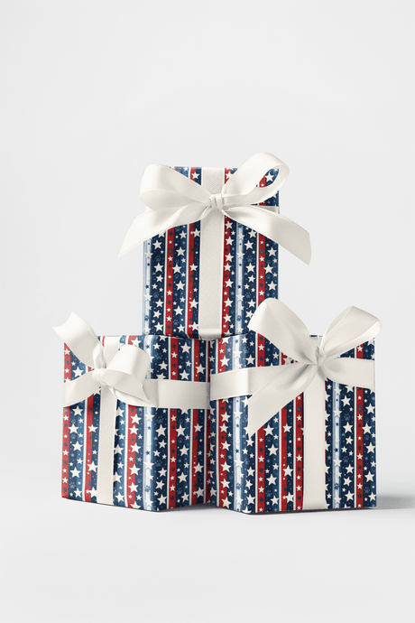 Patriotic Paws - London Penny Gift Wrap