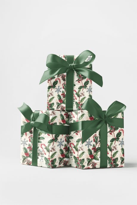LIMITED TIME | Winter Botanical Society Wrapping Paper - London Penny Gift Wrap