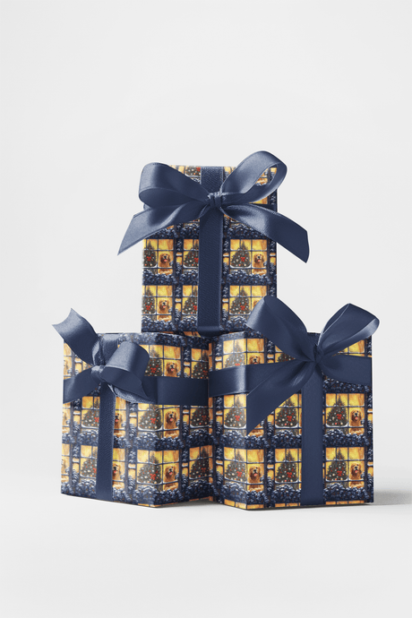 Frosty Friends - London Penny Gift Wrap