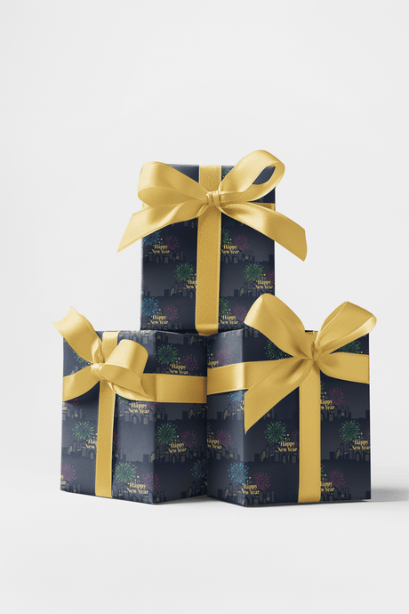 Midnight New Year Magic - London Penny Gift Wrap