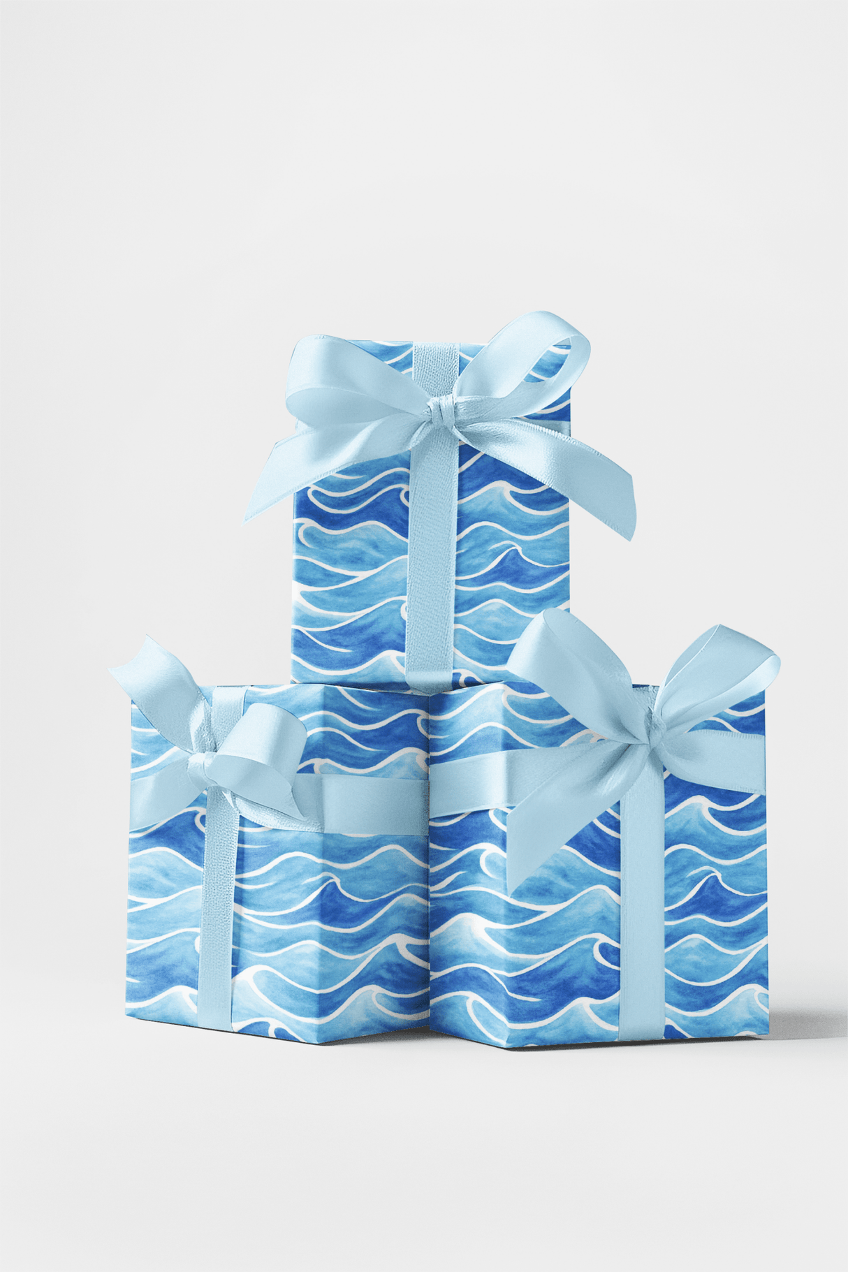 Aqua Voyage - London Penny Gift Wrap