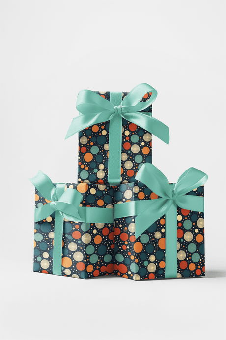Concentric Circle Confetti - London Penny Gift Wrap