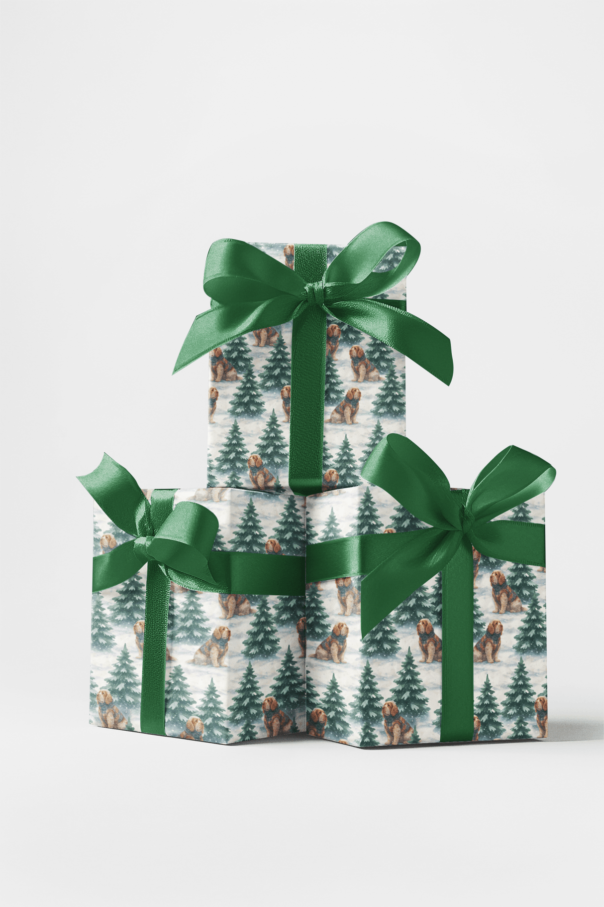 Snowy Snuggles - London Penny Gift Wrap