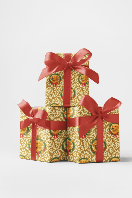 Golden Garland - London Penny Gift Wrap