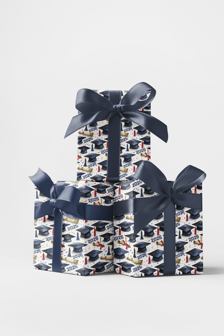 Caps and Diploma 2026 - London Penny Gift Wrap