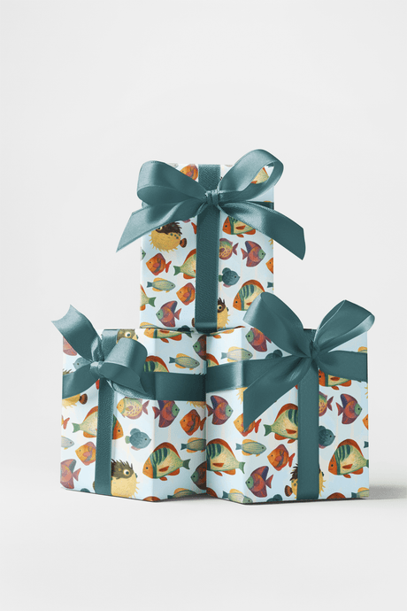 Fin-tastic Fiesta - London Penny Gift Wrap