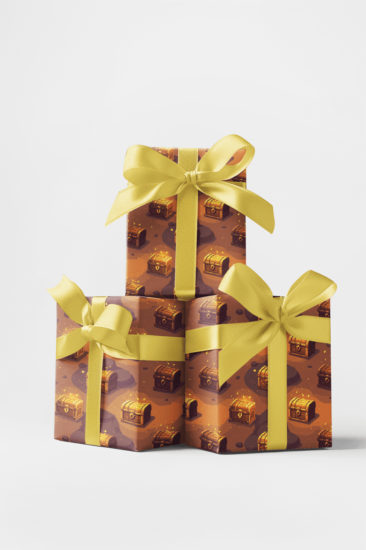 Treasure Chest Loot Loop Wrapping Paper - London Penny Gift Wrap