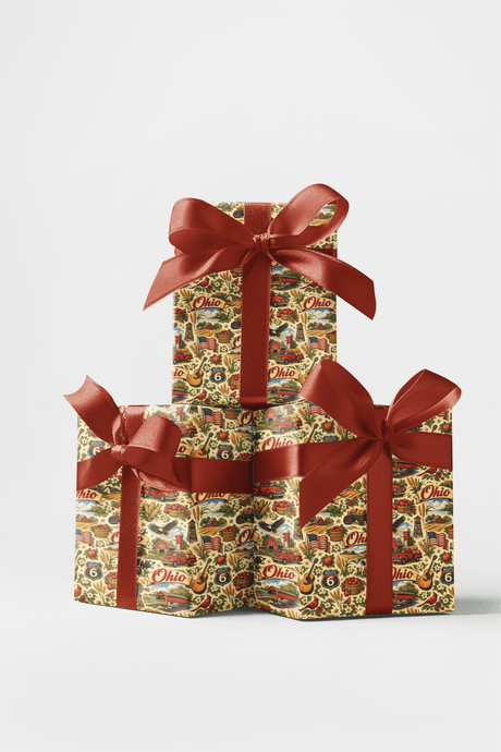 Ohio Heritage Heart - London Penny Gift Wrap