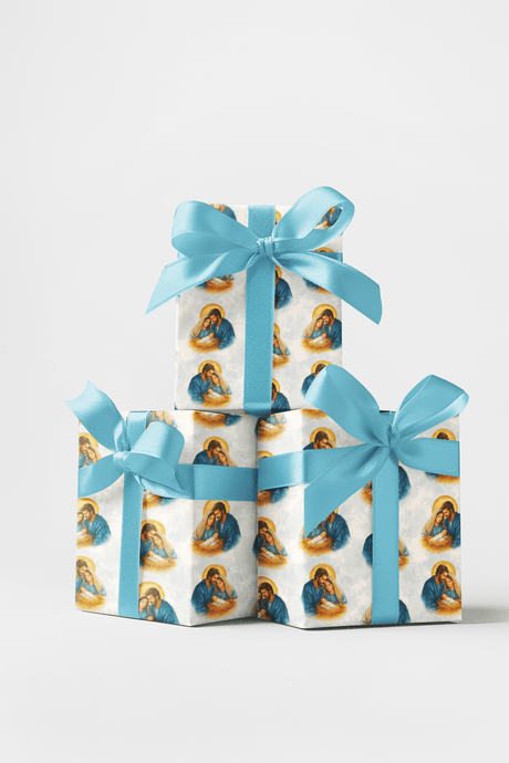 Holy Family Halo - London Penny Gift Wrap