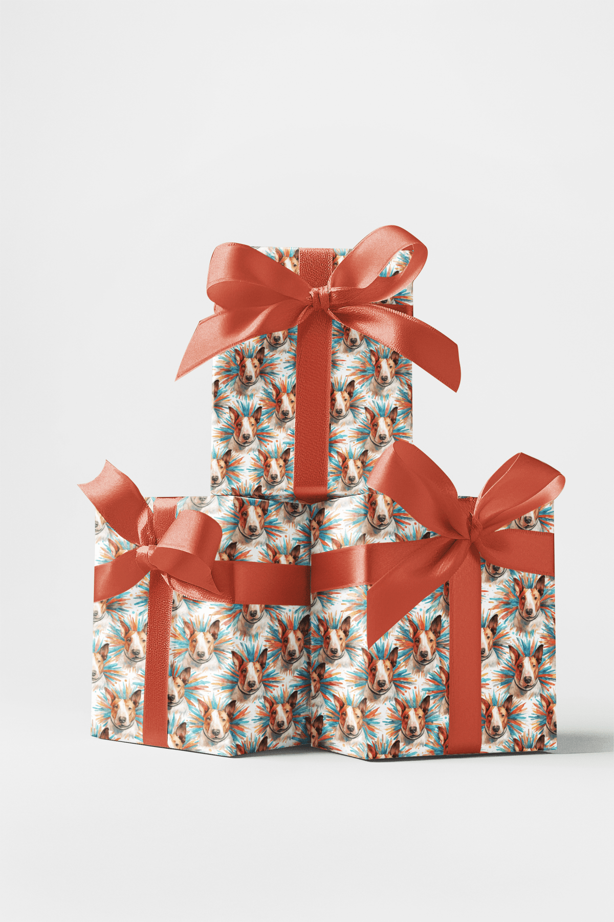 Staffy Starburst - London Penny Gift Wrap