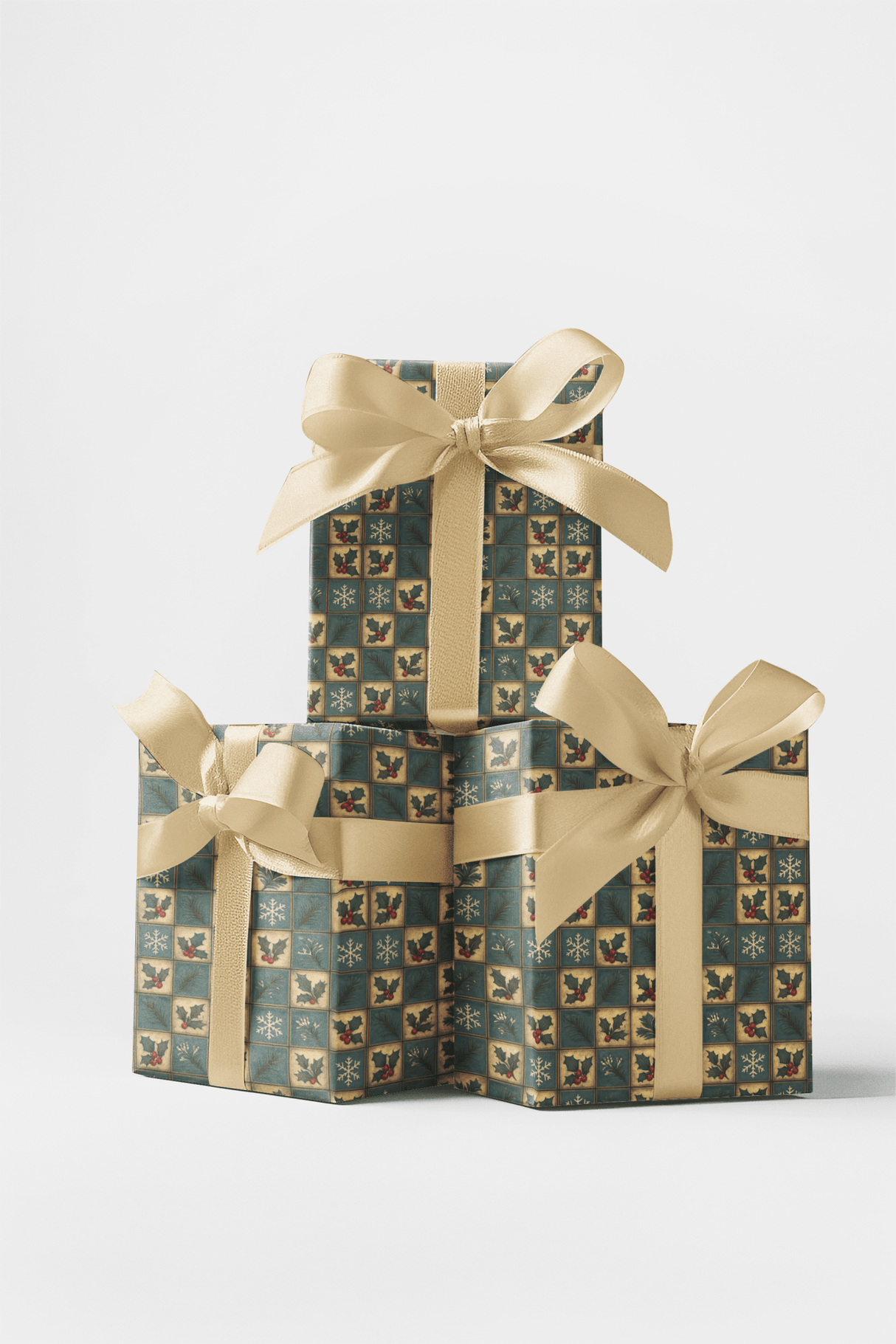 Holiday Mosaic - London Penny Gift Wrap