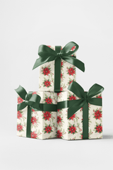 Poinsettia Wishes - London Penny Gift Wrap