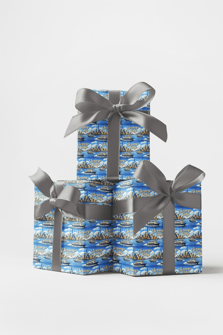 Jersey City Harbor Lights - London Penny Gift Wrap