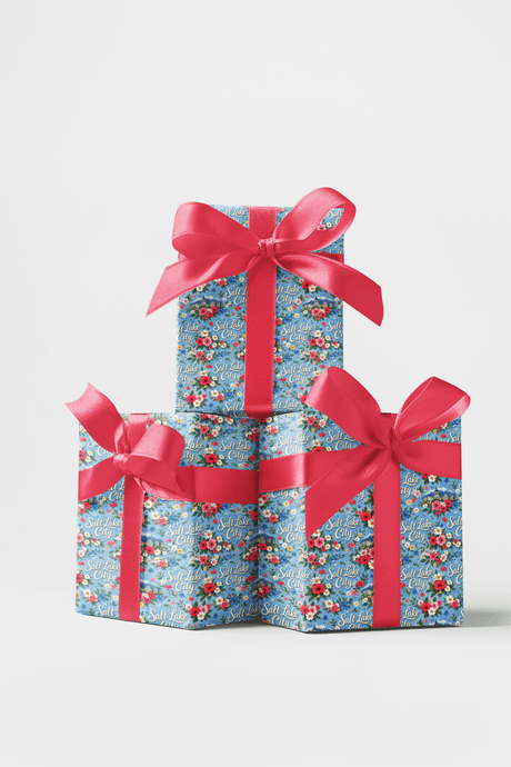 Salt Lake City - London Penny Gift Wrap
