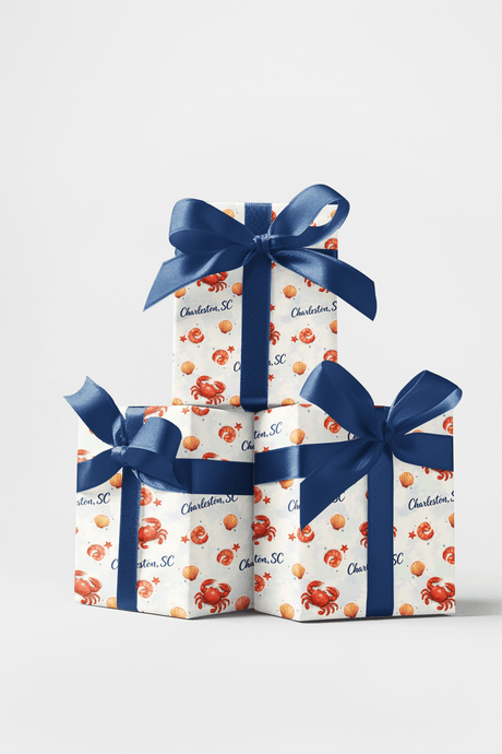 Charleston, SC - London Penny Gift Wrap