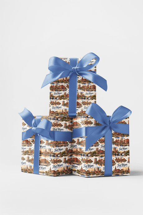 Fort Wayne River Heritage - London Penny Gift Wrap