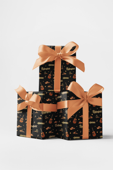 Bakersfield Country Roads - London Penny Gift Wrap