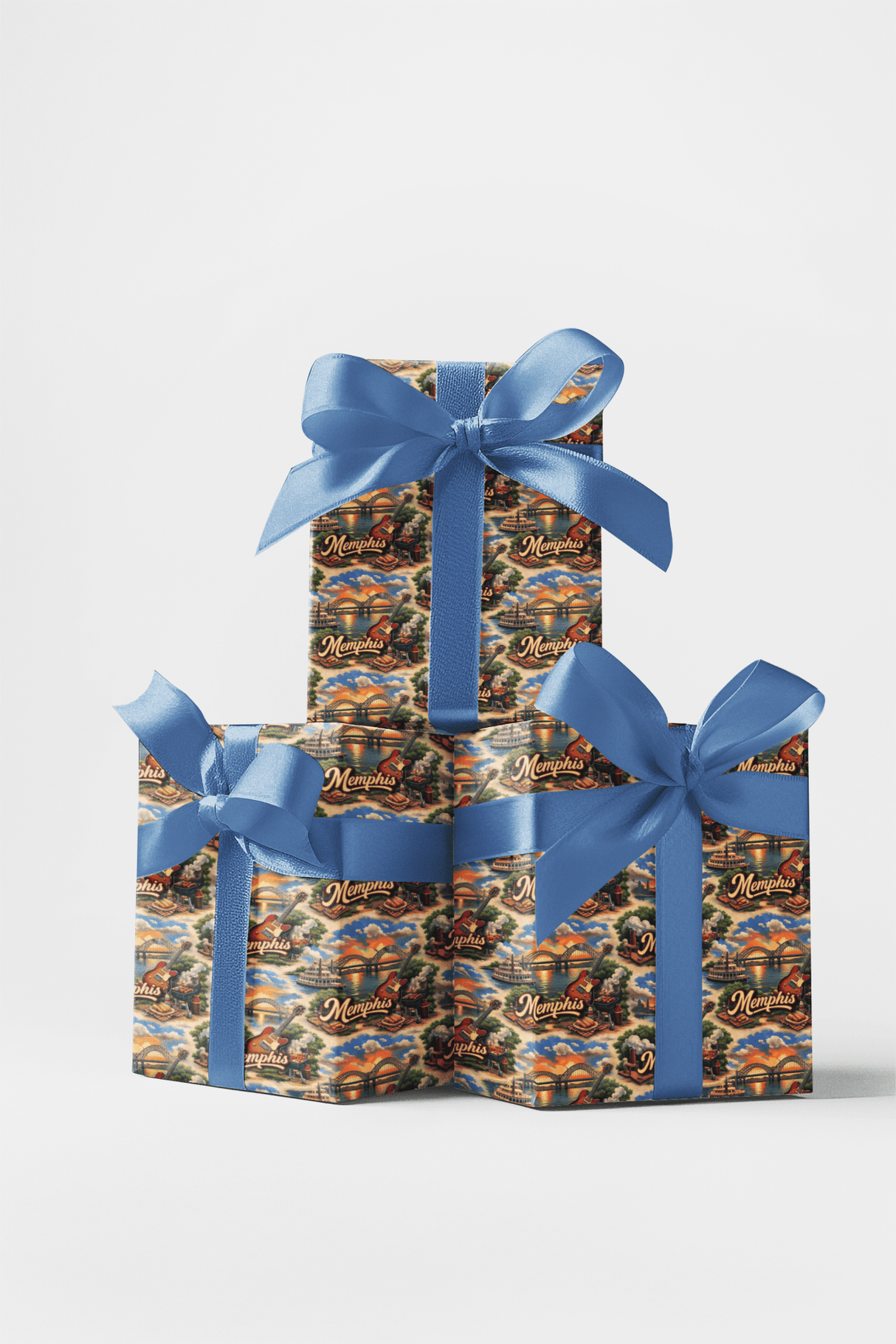 Memphis Blues & BBQ - London Penny Gift Wrap