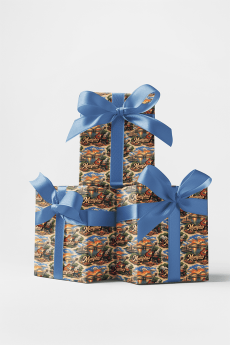 Memphis Blues & BBQ - London Penny Gift Wrap