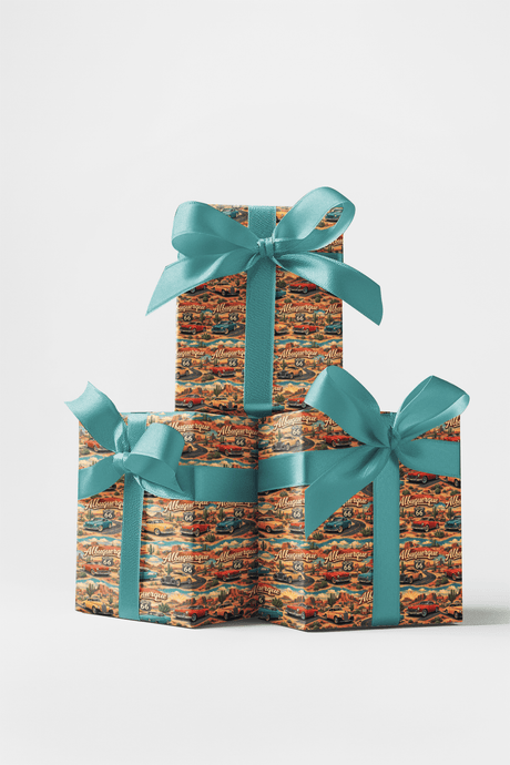Albuquerque Old Route 66 - London Penny Gift Wrap