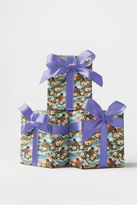 Michigan Flora & Fauna - London Penny Gift Wrap