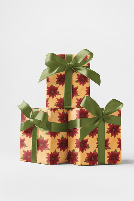 Festive Flora - London Penny Gift Wrap
