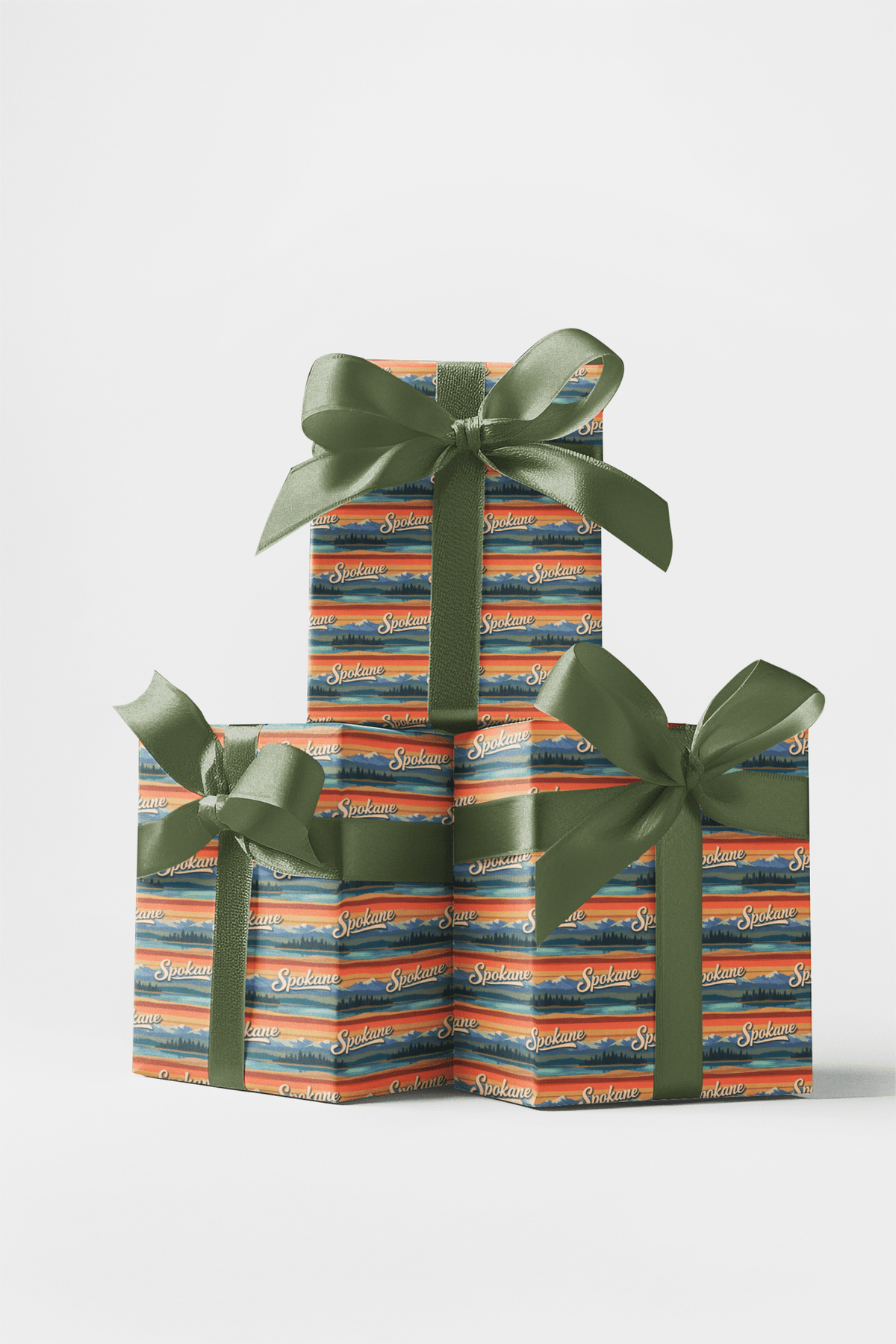 Spokane - London Penny Gift Wrap