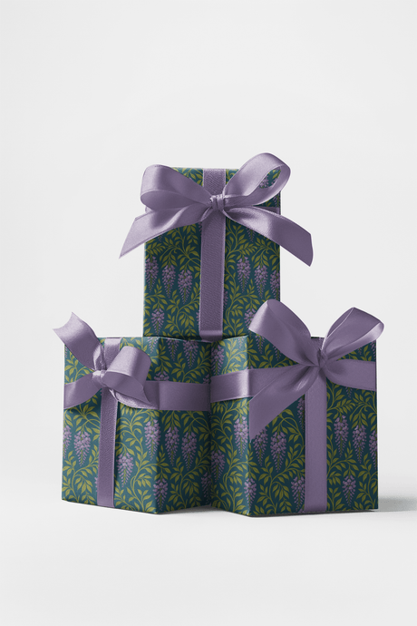 Wisteria Waterfall - London Penny Gift Wrap