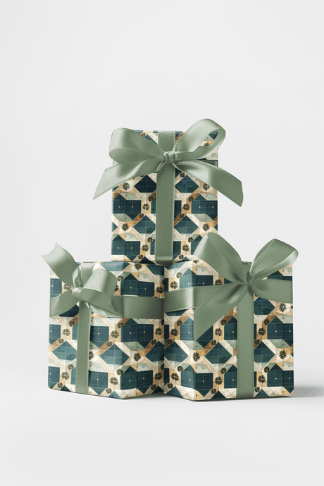 The Grand Court Collection Wrapping Paper - London Penny Gift Wrap