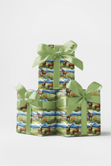 Rolling Hills Racer - London Penny Gift Wrap