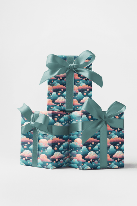 Frutiger Aero Nostalgia - London Penny Gift Wrap