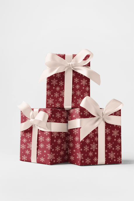 Frosted Snowflake Lace - London Penny Gift Wrap