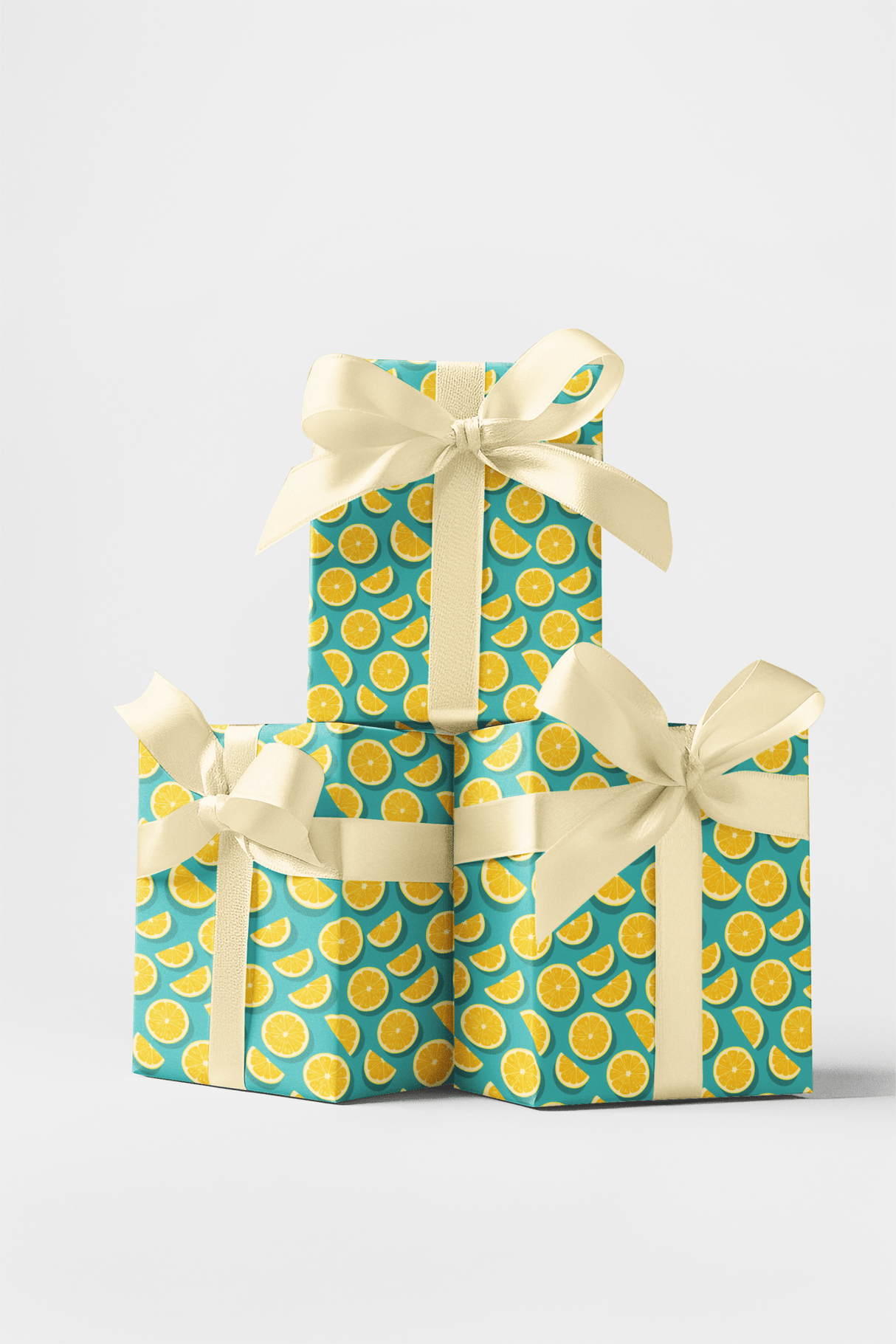Lemon Drop Delight - London Penny Gift Wrap