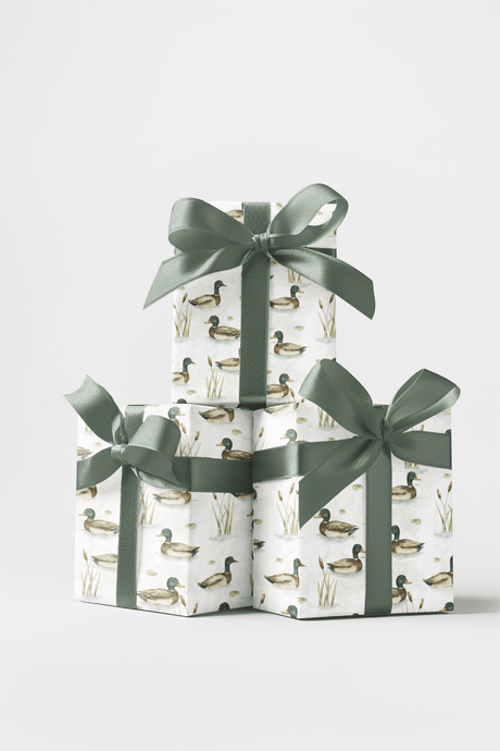 Feathers by the Lake - London Penny Gift Wrap