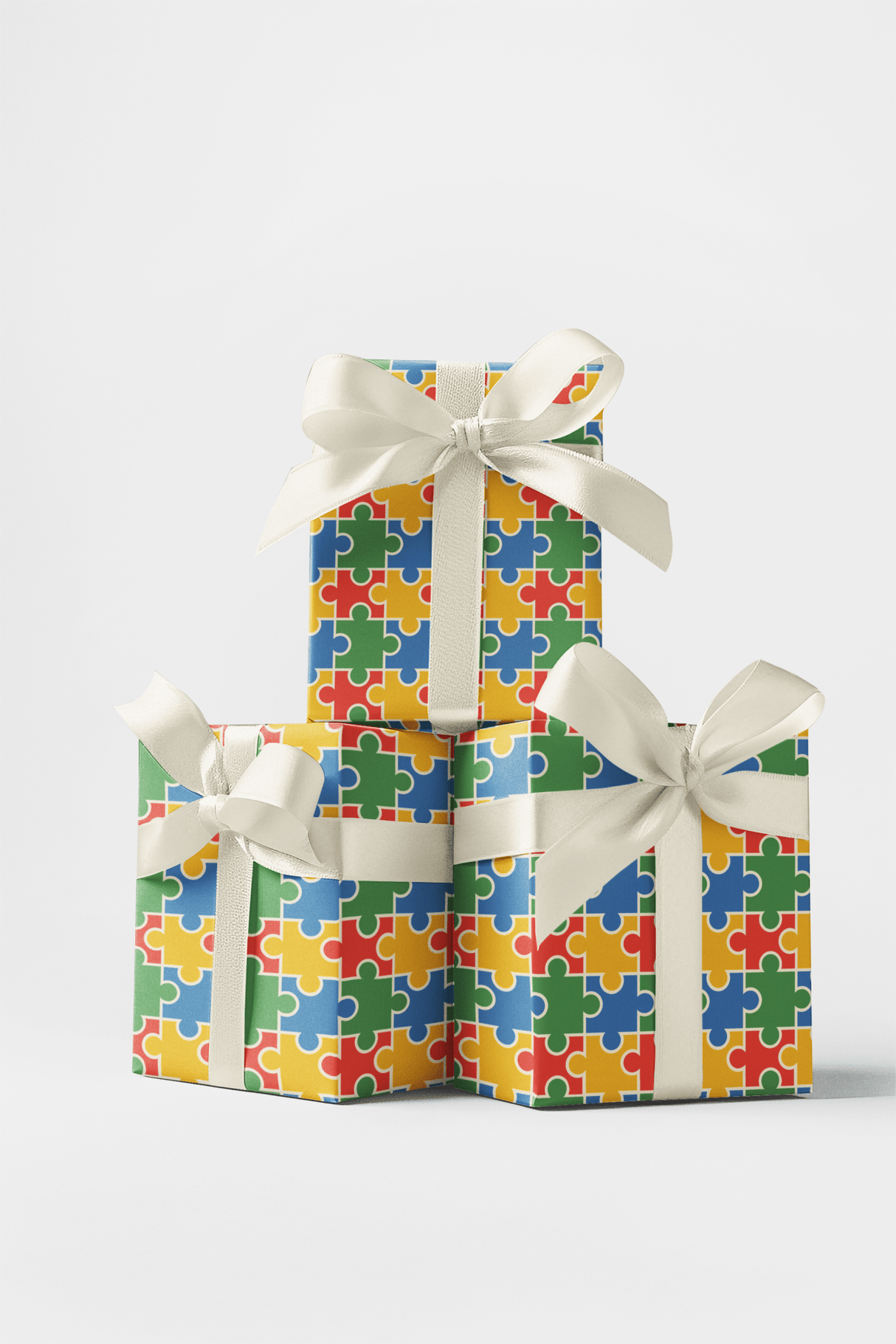 Playroom Puzzle Tiles - London Penny Gift Wrap