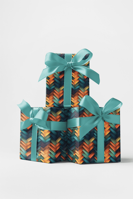 Prism Herringbone - London Penny Gift Wrap
