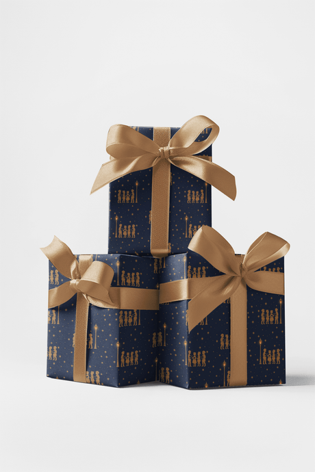 Caroling Choir - London Penny Gift Wrap